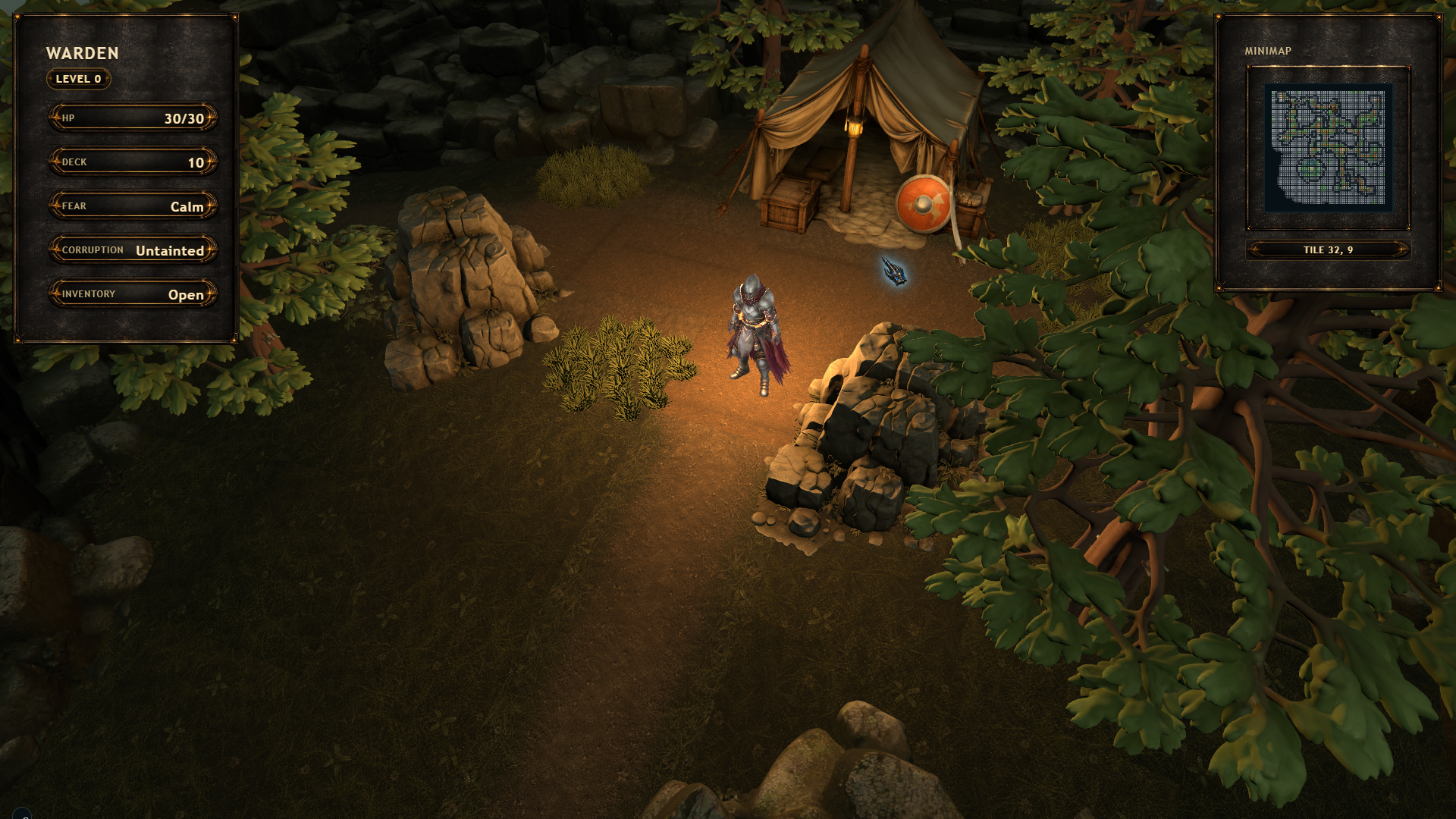 Tenebrix camp exploration screenshot