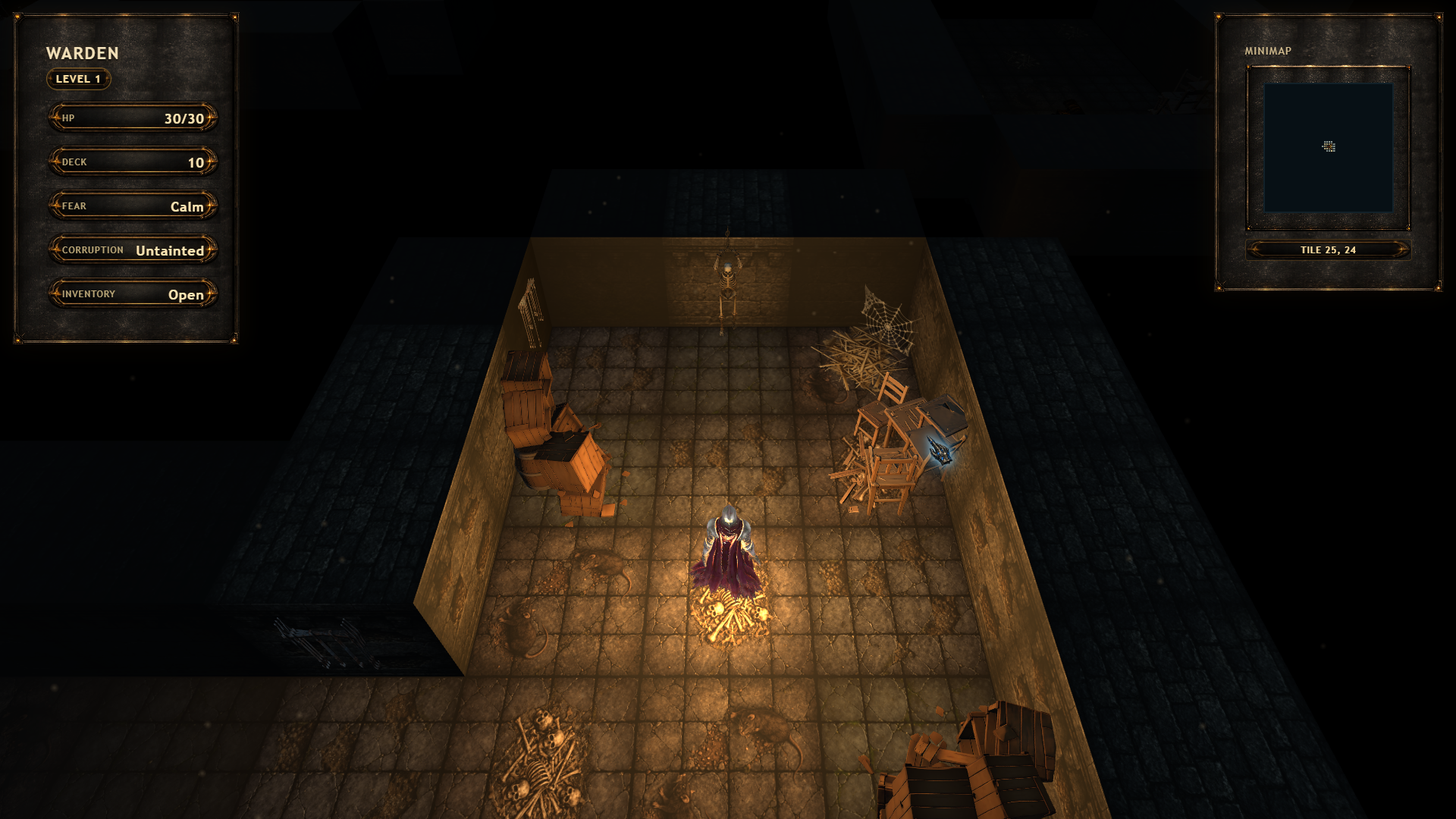 Tenebrix dungeon exploration screenshot